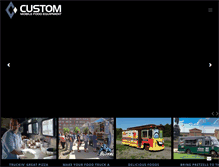 Tablet Screenshot of custommobilefoodequipment.com